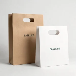 Custom Paper Gift Bags With Logo, For Clothing Packaging