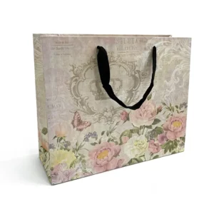 Custom Printed Coated Art Paper Gift Bags with Matte Lamination for Wedding and Holiday Packaging