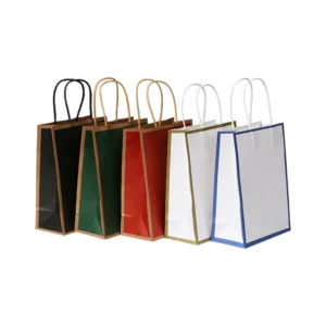 Custom Printed Gift Paper Bag with Business Logo
