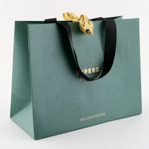 Custom Printed Gift Paper Shopping Bags with Logo for Clothing and Small Business