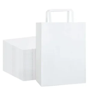 Custom Printed Kraft Paper Clothing Gift Shopping Bag with Recycled Materials