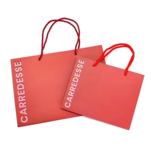 Custom Printed Kraft Paper Shopping Bags with Logo for Retail, Gift Shops, Boutiques, and Takeaway Packaging
