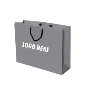 Custom Printed Kraft Paper Shopping and Retail Gift Bags with Handles