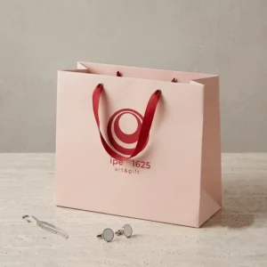 Custom Printed Luxury Gift Paper Bag with Handles Eco Friendly Shopping Carrier Bags for Clothing Cosmetics Boutique Packing
