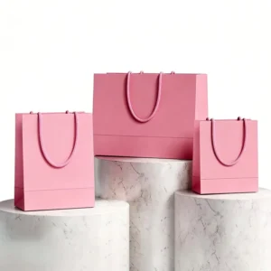 Custom Printed Paper Jewelry Gift Shopping Bag
