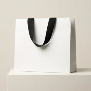 Custom Printed Recyclable Clothing Shopping Gift Paper Bags With Logo For Retail Boutiques