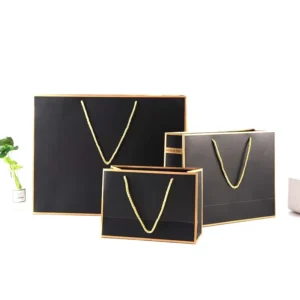 Custom Thick Rectangular Paper Gift Bags