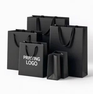 Customized Logo Paper Bag for Restaurant and Shopping, Paper Hand Bag Supplier