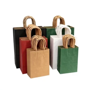 Customized Paper Takeaway Bags for Coffee, Drinks, Baking, and Festival Gifts