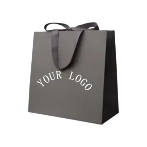 Customized Print Paper Gift Shopping Bag Packaging With Your Own Logo
