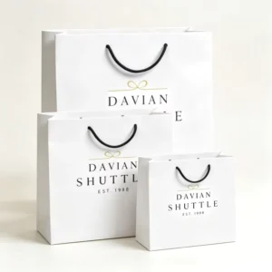Disposable Art Paper Cosmetic Shopping Gift Bags Customized Printed Luxury Jewellery Craft Packaging Paper Bags