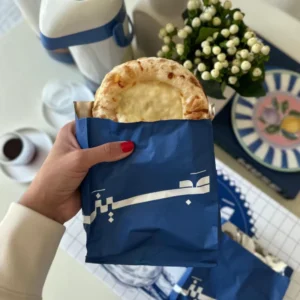 Eco-Friendly Biodegradable Greaseproof Paper Burger Wrappers for Food Packaging, Custom Logo Flexo Printing
