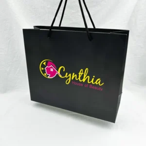 Eco-Friendly Custom Paper Gift Totes with Handles and Personalized Shopping Bags