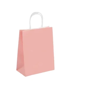 Eco-Friendly Durable Kraft Paper Gift Bag with Custom Logo for Coffee Beans, Mugs, Takeaway, and Merchandise