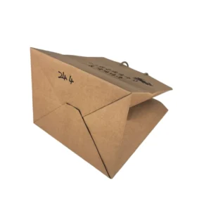 Eco Friendly Plain Kraft Paper Carry Bag with Hot Stamping Logo and Cotton Handle for Retail Merchandise