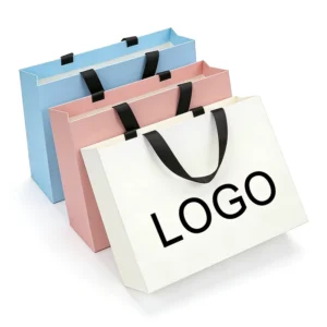 Eco-Friendly Recyclable Brown Kraft Paper Bag with Logo Printing, Magnetic Closure, and Multiple Sizes for Gifts
