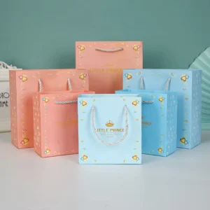 Embossed Hard Kraft Paper Mailer Bag for Candle and Craft Retail with Thank You Print
