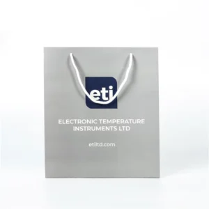 Factory Custom Ribbon-Handle Boutique Shopping Bag with Eco Printing and Custom Logo