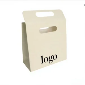 Factory Customized White Paper Gift Bag With Full Print