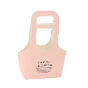 Flower Handbag Creative Kraft Paper Bouquet Packaging Bag Letter Flower Packaging Box Flower Shop Packaging Supplies