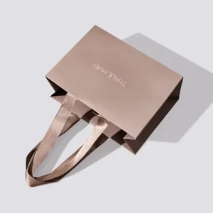 Gift Bags with Silk Ribbon for Small Business Shopping, Clothing, and Underwear