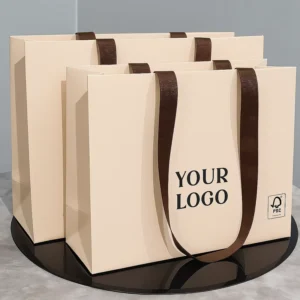 Gift Paper Bag Black and White for Dresses Pink Gift Paper Bag with Your Own Logo for Small Business