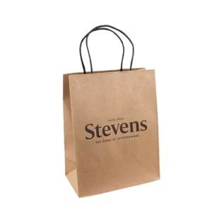 High Quality White Large Gift Paper Bag for Boutique Packaging Durable Customizable