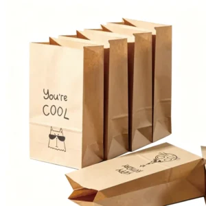 Kraft Paper Gift, Candy, and Takeaway Bags