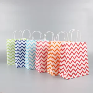 Large Capacity Eco Friendly Disposable Kraft Paper Portable Takeout Packaging for Baked Milk Tea Cake Dessert & Sugar