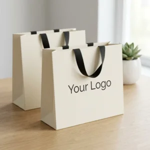 Luxury Gift Paper Bag Custom Printing Your Own Logo Paper Shopping Bags with Handle for Small Business