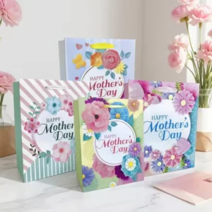 MT01 Mother’s Day Gift Bags Shopping Bag with Cosmetic Custom Printed Paper Bag