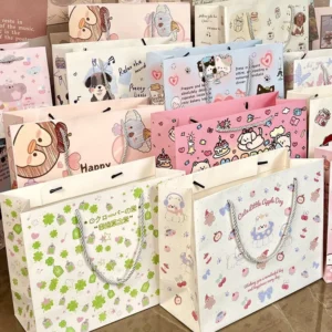 Minimalist and Exquisite Children’s Cartoon Gift Bag Customization