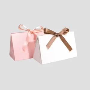 New Packaging Paper Bags in Various Sizes for Gift Packaging with Custom Logo and Ribbon Closures Perfect for Holiday Gifts