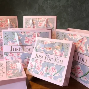Pink Garden Gift Shopping Tote Bag