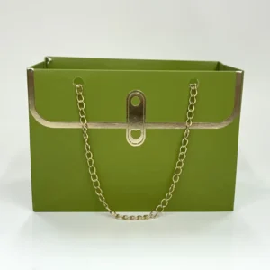 Portable Flower Packaging Gift Bag with Shoulder Strap, Wrapping Paper, OEM ODM