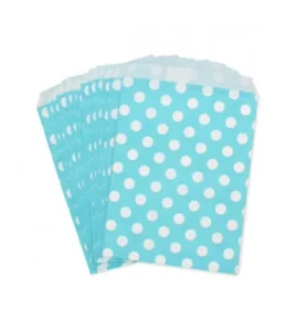 Printed Biodegradable White Kraft Paper Pouch Bag for Candy Packaging