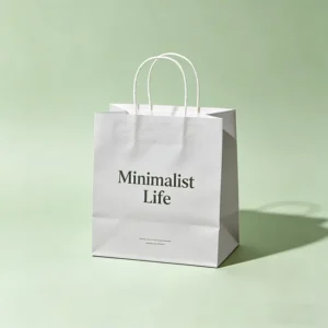 Recyclable Brown Kraft Paper Lunch and Bread Bags with Handles, Custom Logo, Lamination, Direct Factory