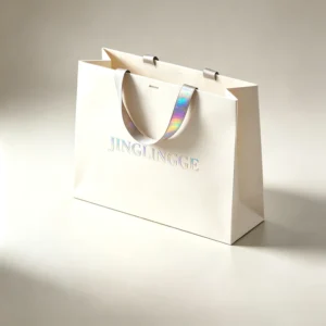 Recyclable Custom Printed Reusable Plastic Poly Tote Shopping Gift Bags Die-Cut with Soft Loop Handles