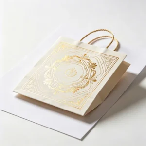 Recyclable Kraft Paper Gift Bags for Shopping with Custom Logo