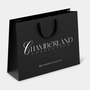 Recyclable Paperboard Gift Paper Bags with Custom Logo for Clothing and Cosmetic Packaging