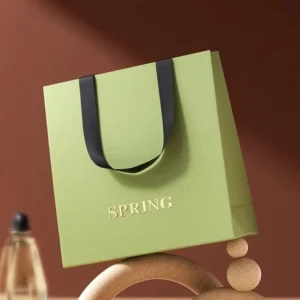 Recyclable Personalized Gift Bags with Custom Logo, Lamination, Ribbon or Cotton Rope Handles