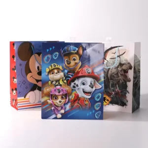 Reusable Paper Gift Shopping Bags with Custom Logo