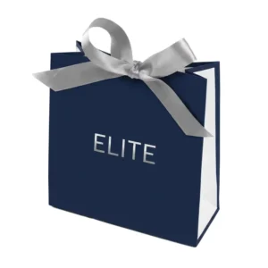 Textured Paper Shopping Bags, Twisted Handles, Custom Logo, Gift Totes for Retail and Wedding Stationery