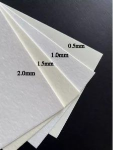 0.5mm 1.0mm 1.5mm 2.0mm Absorbent Paper Coasters and Test Drawing Paperboard for Blotting