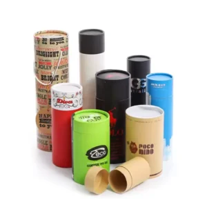 10/20/30/50/100ml Kraft Paper Tube Canister for Essential Oils, Cosmetics, and Tea