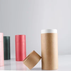 10 20 30 50 100ml Kraft Paper Tube Essential Oil Bottle Round Paper Canister Cosmetic Paper Box Tea Cylinder