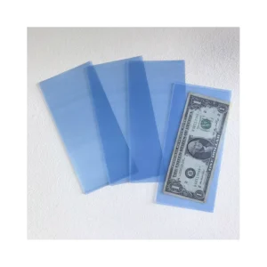 10 Colors Non punched Holes Un tabbed Frosted Plastic Cash Stuffing Saver Bundle Money Savings A6 Wallet Envelopes