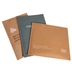 100% Compostable Custom Kraft Paper Padded Mailer Bag for Recycled Paper Shipping