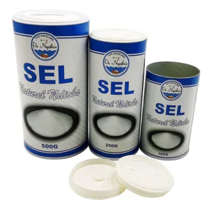 100 Gram 180 Gram 500 Gram Sea Salt Powder Paper Tube Packaging Seasoning Spice Cardboard Canister Cans