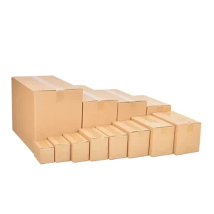 100-Piece Brown Corrugated Shipping Boxes for Moving